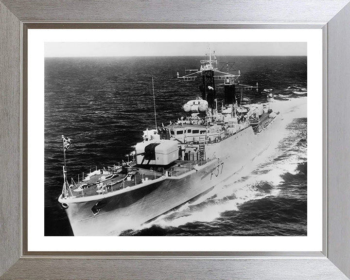 HMS Jaguar F37 Royal Navy Leopard class Frigate Photo Print or Framed Print - Hampshire Prints