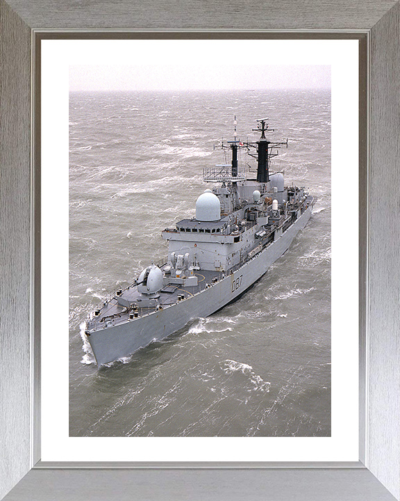 HMS Newcastle (D87) Photo Print - At Sea 1999 - Royal Navy Type 42 Destroyer