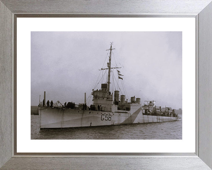HMS Rockingham G58 | Photo Print | Framed Print | Poster | Destroyer | Royal Navy Hampshire Prints