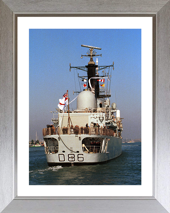 HMS Birmingham (D86) Photo Print - Pays Off 1999 - Royal Navy Type 42 destroyer