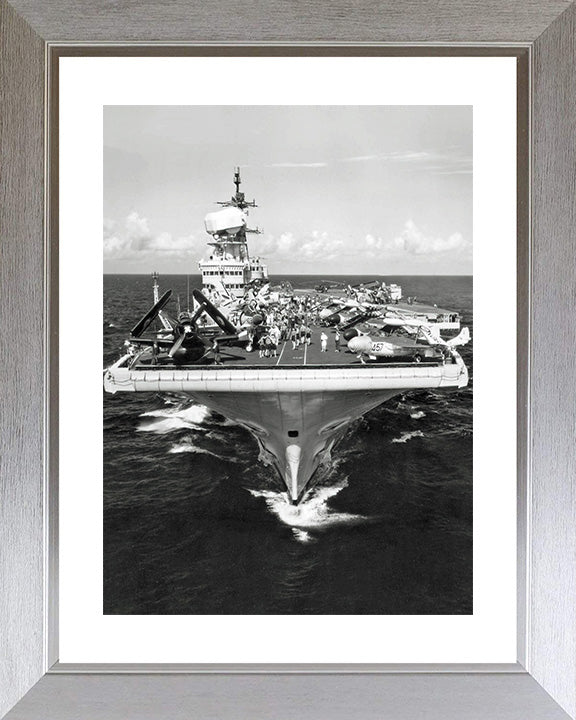 HMS Victorious R38 Royal Navy Illustrious class aircraft carrier Photo Print or Framed Print - Hampshire Prints