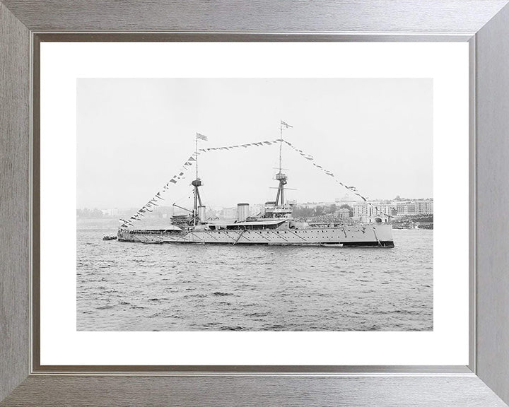 HMS Inflexible (1907) | Photo Print | Framed Print | Invincible Class | Cruiser | Royal Navy Hampshire Prints