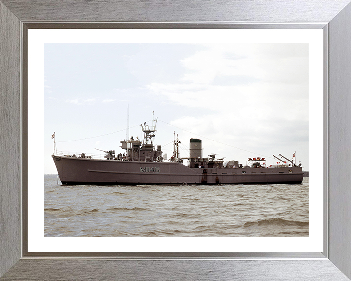HMS Hodgeston M1146 Royal Navy Ton Class Minesweeper Photo Print or Framed Photo Print - Hampshire Prints