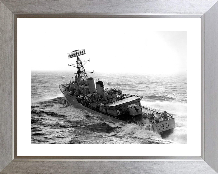 HMS Tartar (F133) Photo Print - At Sea 1970 - Royal Navy Tribal Class Frigate