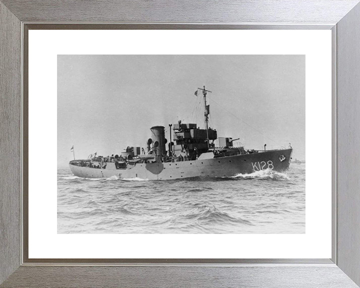 HMS Samphire K128 Royal Navy Flower class corvette Photo Print or Framed Print - Hampshire Prints