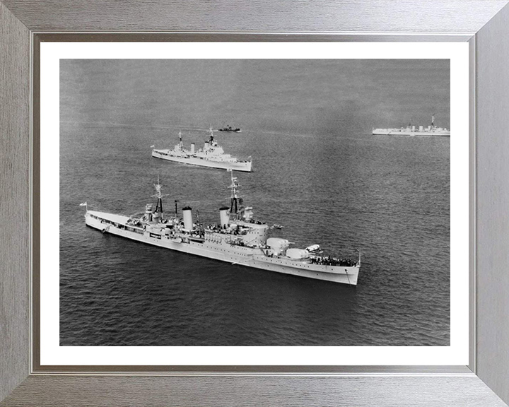 HMS Glasgow C21 Royal Navy Town class light cruiser Photo Print or Framed Print - Hampshire Prints
