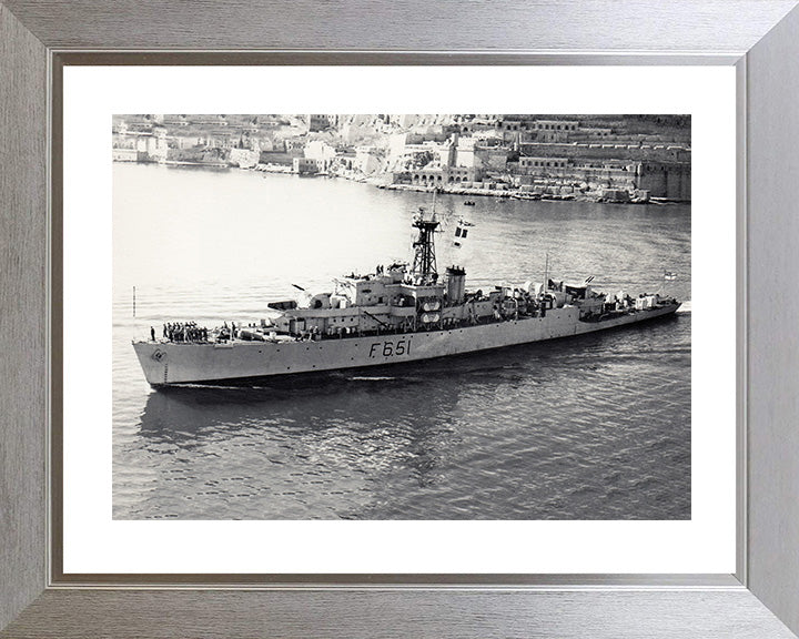 HMS Veryan Bay K651 Royal Navy Bay Class Frigate Photo Print or Framed Print - Hampshire Prints