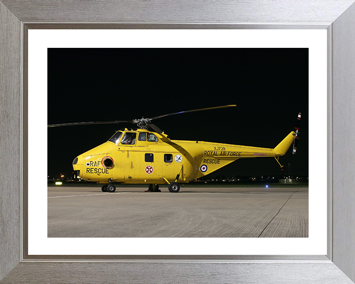 RAF Westland Whirlwind HAR10 Northolt 2022 Photo Print - Royal Air Force Aircraft Posters, Prints, & Visual Artwork Hampshire Prints 10 x 8 Silver Frame Yes