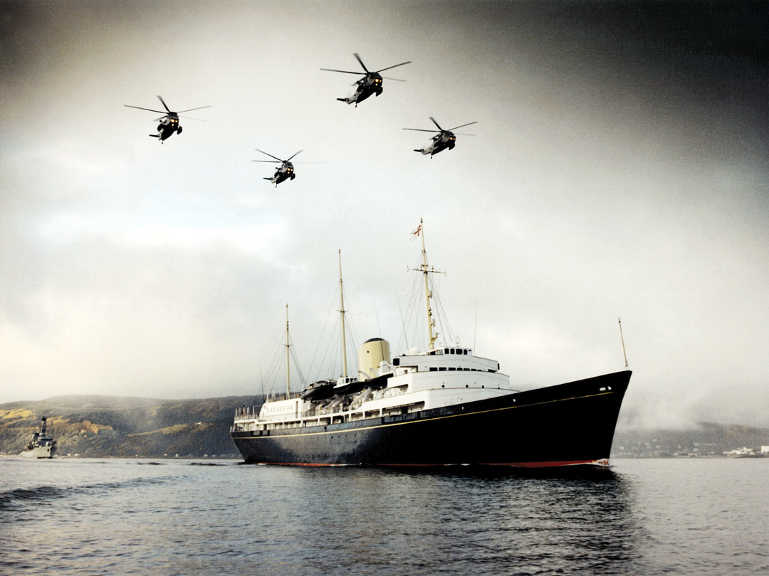 HMY Britannia Royal Yacht 1997 Photo Print - Posters, Prints, & Visual Artwork - by Hampshire Prints (image 1 of 9)