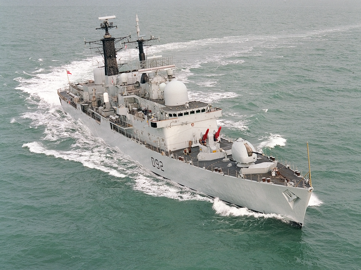 HMS Liverpool D92 Type 42 Destroyer 2001 Photo Print - Posters, Prints, & Visual Artwork - by Hampshire Prints (image 1 of 9)