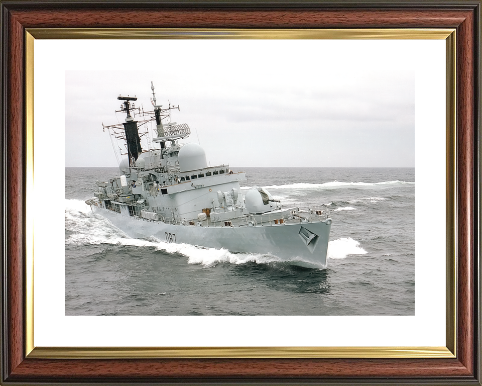 HMS Newcastle D87 Type 42 Destroyer 1999 Underway Photo Print - Posters, Prints, & Visual Artwork - by Hampshire Prints (image 8 of 9)