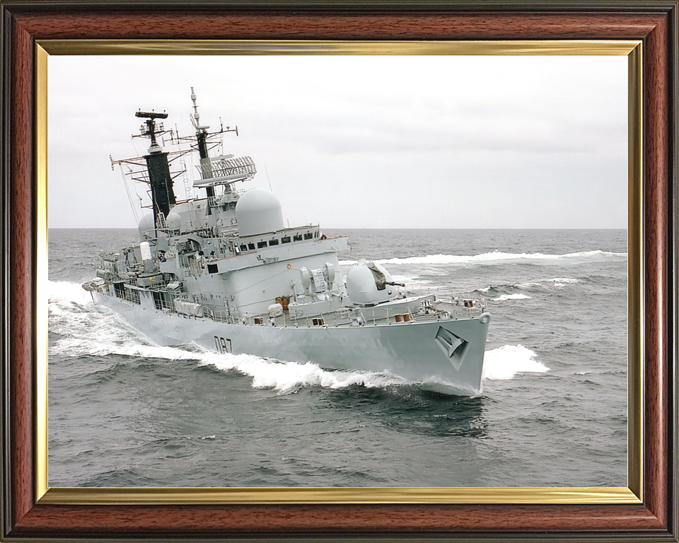 HMS Newcastle D87 Type 42 Destroyer 1999 Underway Photo Print - Posters, Prints, & Visual Artwork - by Hampshire Prints (image 9 of 9)