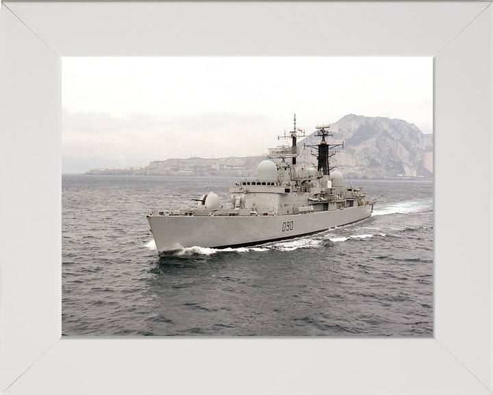 HMS Southampton D90 Type 42 Destroyer March 1997 Off Gibraltar Photo Print - Posters, Prints, & Visual Artwork - by Hampshire Prints (image 5 of 9)