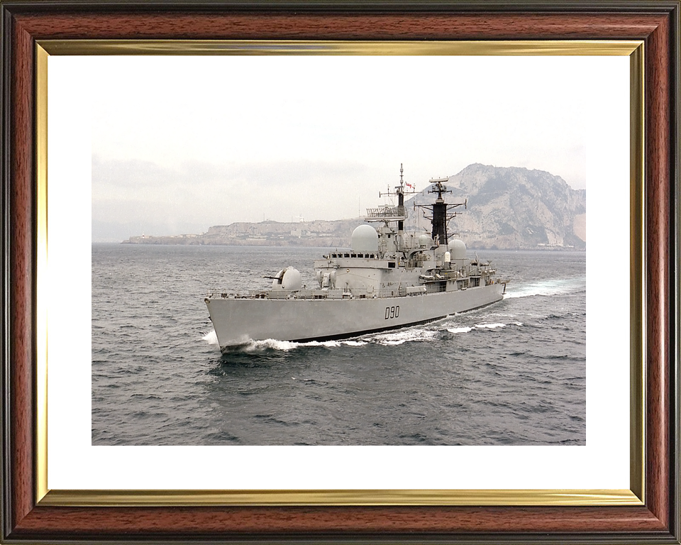 HMS Southampton D90 Type 42 Destroyer March 1997 Off Gibraltar Photo Print - Posters, Prints, & Visual Artwork - by Hampshire Prints (image 8 of 9)