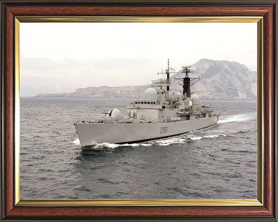 HMS Southampton D90 Type 42 Destroyer March 1997 Off Gibraltar Photo Print - Posters, Prints, & Visual Artwork - by Hampshire Prints (image 9 of 9)
