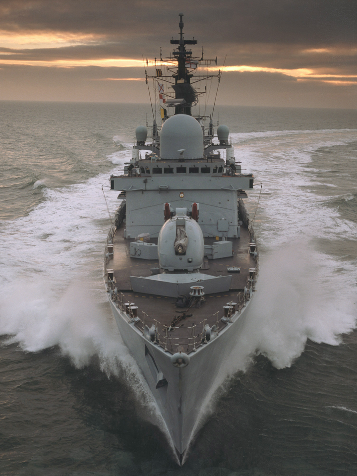 HMS Southampton (D90) Photo Print - At Sea 2007 - Royal Navy Type 42 Destroyer