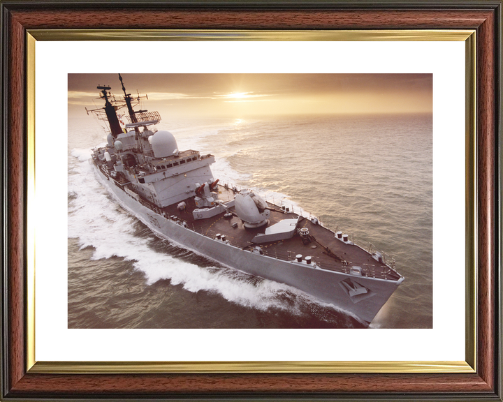 HMS Southampton D90 Type 42 Destroyer 2007 At Sunset Photo Print - Posters, Prints, & Visual Artwork - by Hampshire Prints (image 8 of 9)
