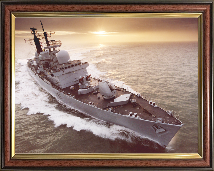 HMS Southampton D90 Type 42 Destroyer 2007 At Sunset Photo Print - Posters, Prints, & Visual Artwork - by Hampshire Prints (image 9 of 9)
