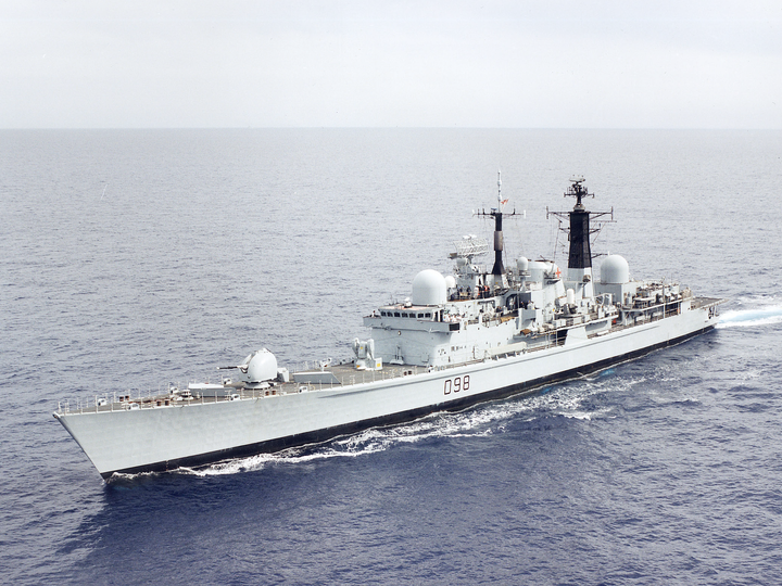 HMS York D98 Type 42 Destroyer 2002