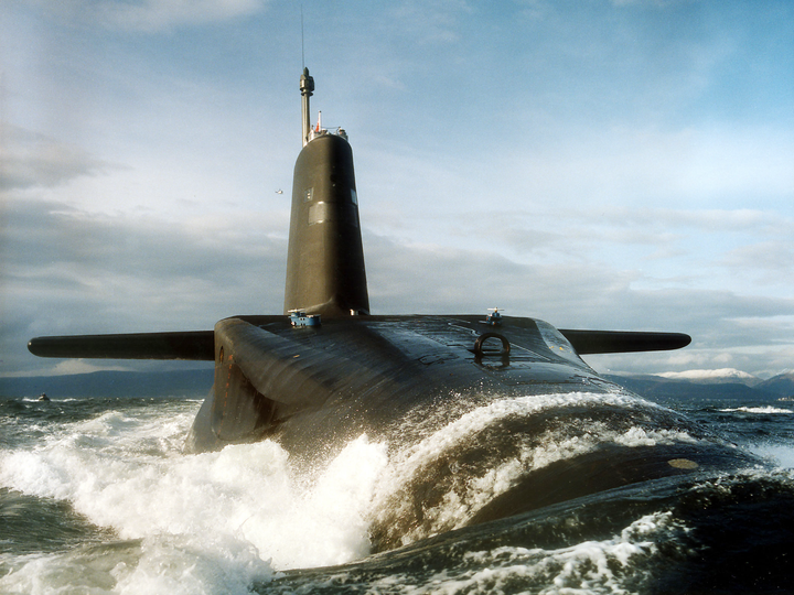 HMS Vanguard S28 Vanguard Class Submarine 1992 Faslane Photo Print - Posters, Prints, & Visual Artwork - by Hampshire Prints (image 1 of 9)