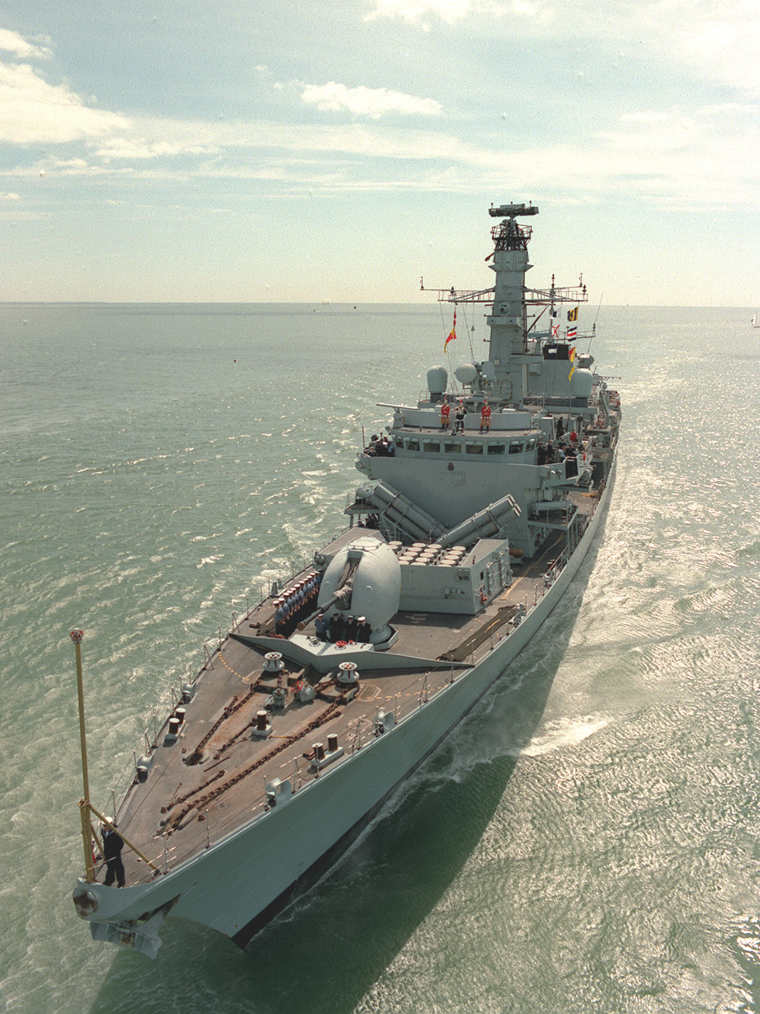 HMS Westminster (F237) Photo Print - Homecoming 2001 - Royal Navy Type 23 Frigate