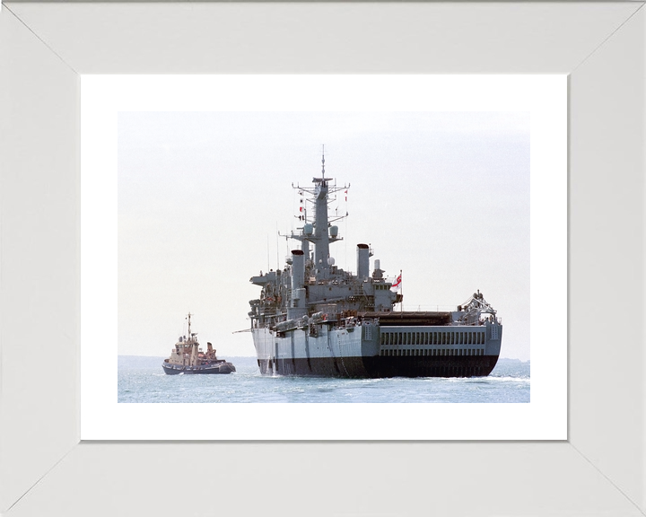 HMS Fearless (L10) Royal Navy Fearless Class Landing Platform Dock Under Tow 2001 Photo Print Wall Art Decor - Posters, Prints, & Visual Artwork - by Hampshire Prints (image 4 of 9)