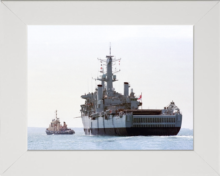 HMS Fearless (L10) Royal Navy Fearless Class Landing Platform Dock Under Tow 2001 Photo Print Wall Art Decor - Posters, Prints, & Visual Artwork - by Hampshire Prints (image 5 of 9)