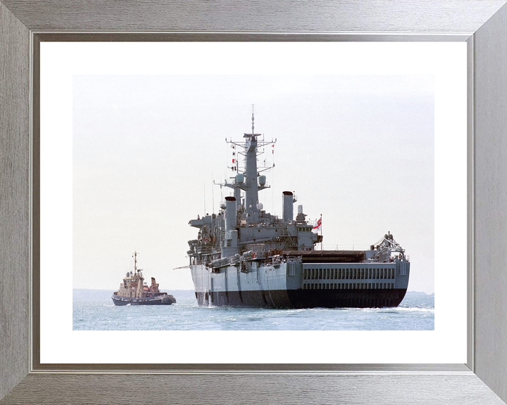 HMS Fearless (L10) Royal Navy Fearless Class Landing Platform Dock Under Tow 2001 Photo Print Wall Art Decor - Posters, Prints, & Visual Artwork - by Hampshire Prints (image 6 of 9)