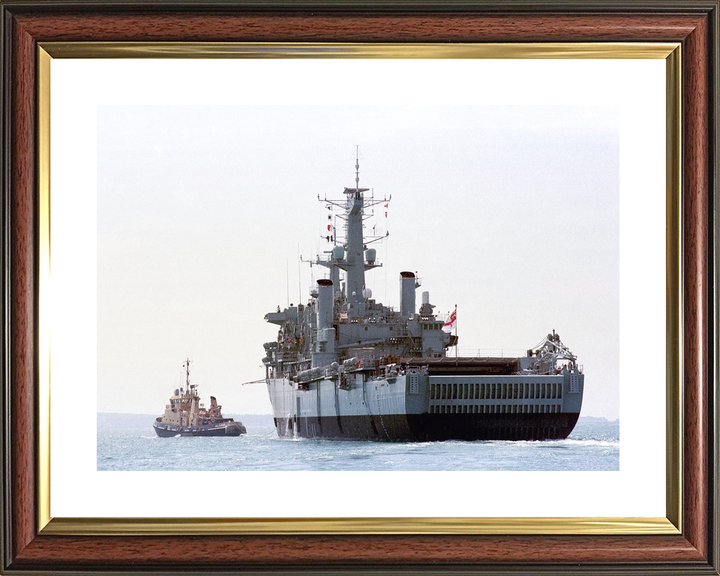 HMS Fearless (L10) Royal Navy Fearless Class Landing Platform Dock Under Tow 2001 Photo Print Wall Art Decor - Posters, Prints, & Visual Artwork - by Hampshire Prints (image 8 of 9)