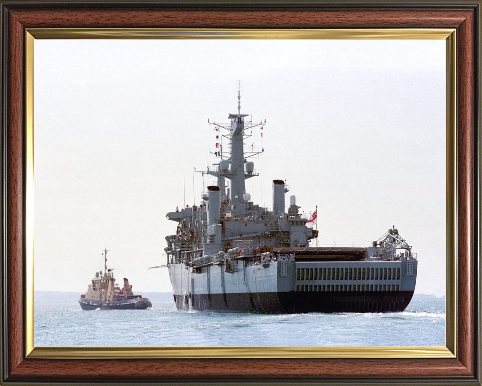 HMS Fearless (L10) Royal Navy Fearless Class Landing Platform Dock Under Tow 2001 Photo Print Wall Art Decor - Posters, Prints, & Visual Artwork - by Hampshire Prints (image 9 of 9)