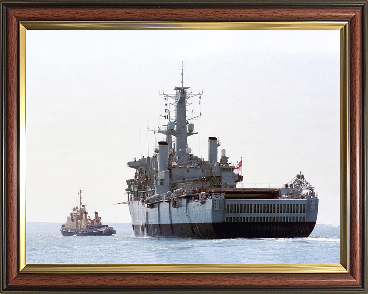 HMS Fearless (L10) Royal Navy Fearless Class Landing Platform Dock Under Tow 2001 Photo Print Wall Art Decor - Posters, Prints, & Visual Artwork - by Hampshire Prints (image 9 of 9)