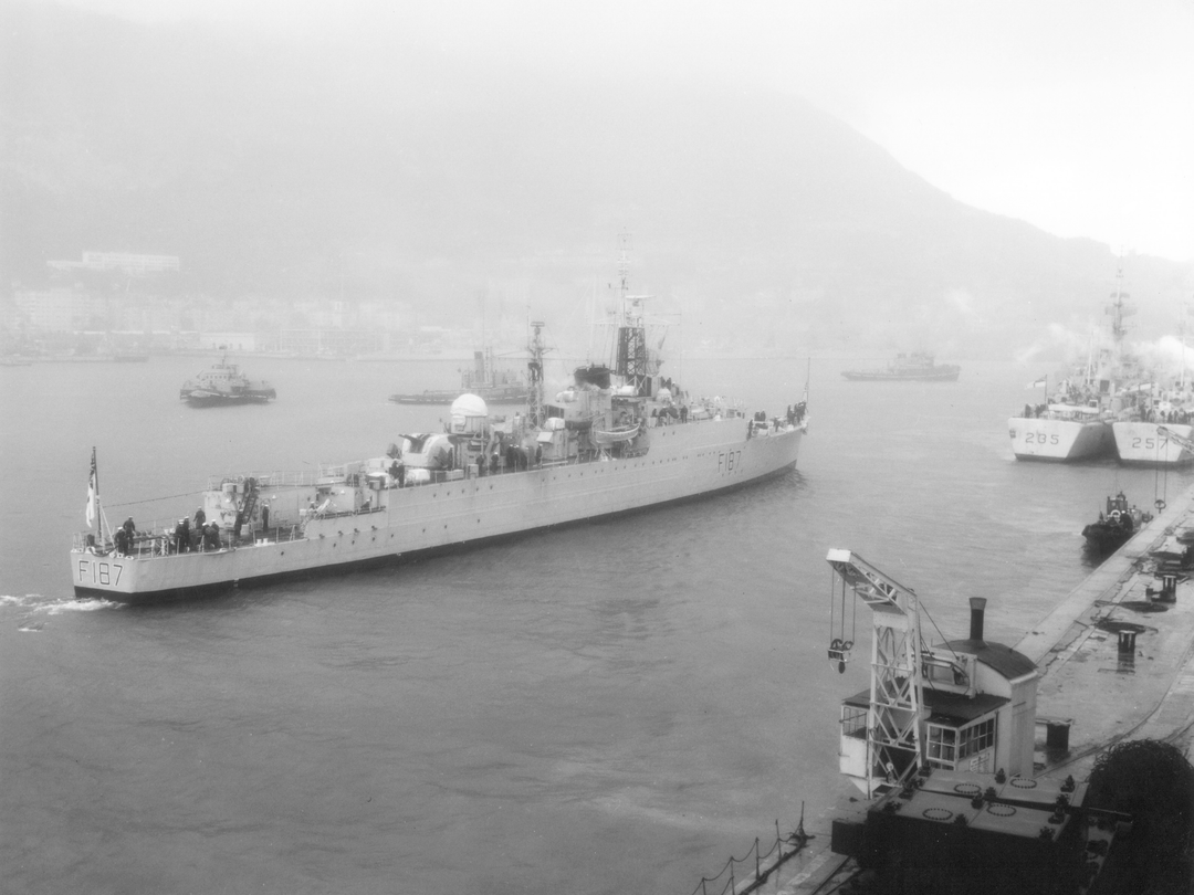 HMS Whirlwind F187 Type 15 Frigate c1963 Photo Print - Posters, Prints, & Visual Artwork - by Hampshire Prints (image 1 of 9)