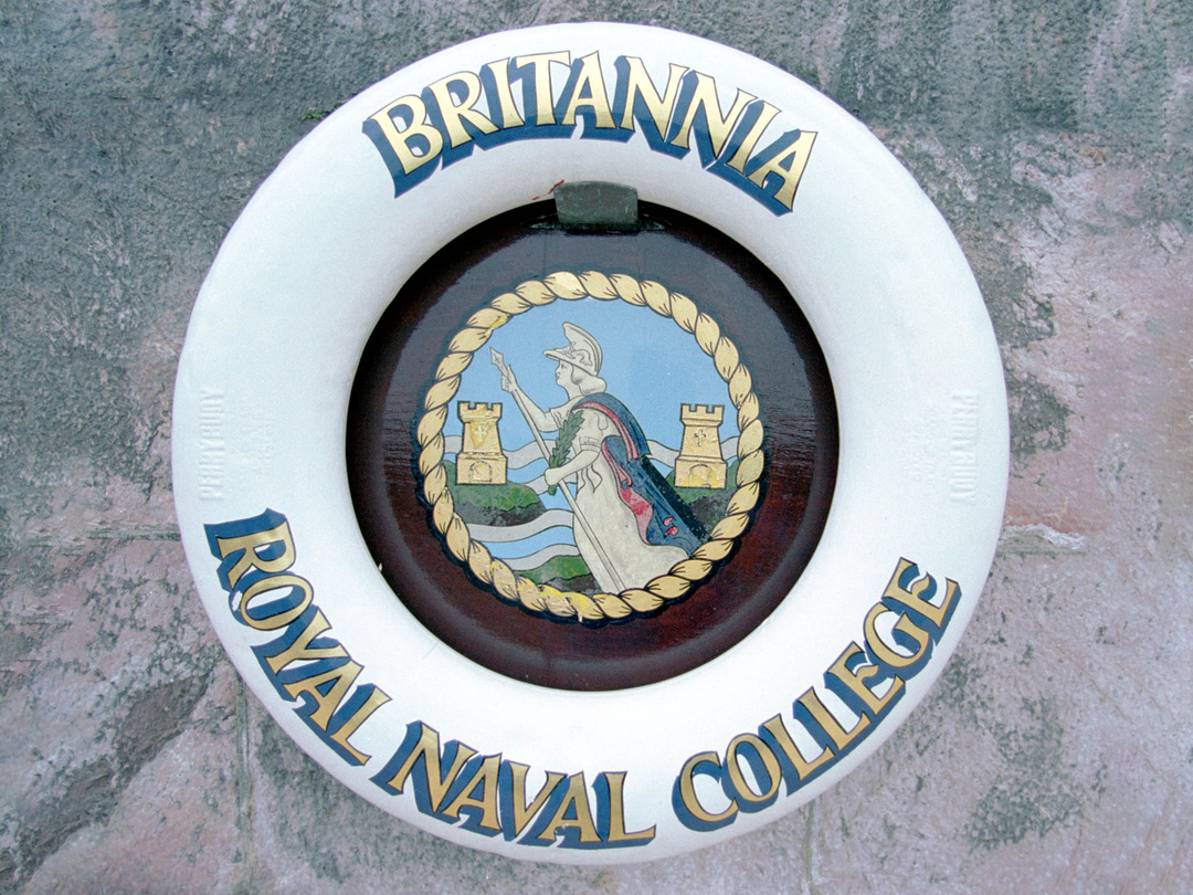 Britannia Royal Naval College (BRNC) Dartmouth Ships Badge or Crest Photo Print - Royal Navy