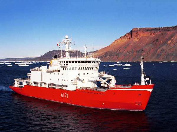 HMS Endurance A171 Ice Breaker Patrol Ship 13 February 2002