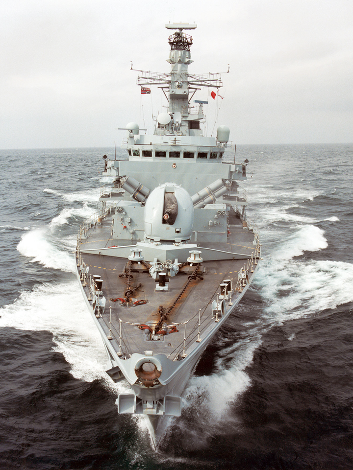 HMS Somerset F82 Type 23 Frigate 2003 At Sea Photo Print - Posters, Prints, & Visual Artwork - by Hampshire Prints (image 1 of 9)