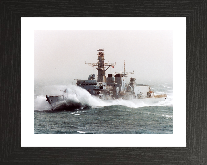 HMS Somerset F82 Type 23 Frigate 2003 In Rough Sea Photo Print - Posters, Prints, & Visual Artwork - by Hampshire Prints (image 2 of 9)