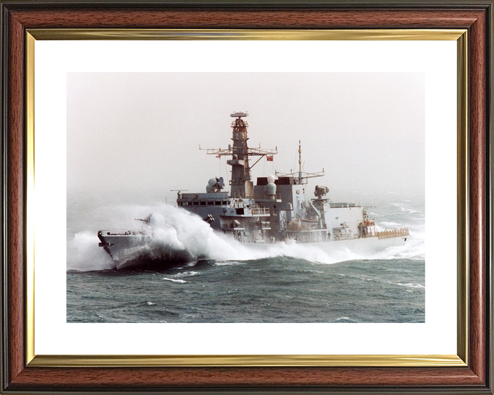 HMS Somerset F82 Type 23 Frigate 2003 In Rough Sea Photo Print - Posters, Prints, & Visual Artwork - by Hampshire Prints (image 8 of 9)