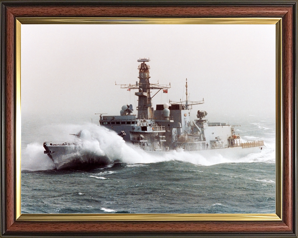 HMS Somerset F82 Type 23 Frigate 2003 In Rough Sea Photo Print - Posters, Prints, & Visual Artwork - by Hampshire Prints (image 9 of 9)