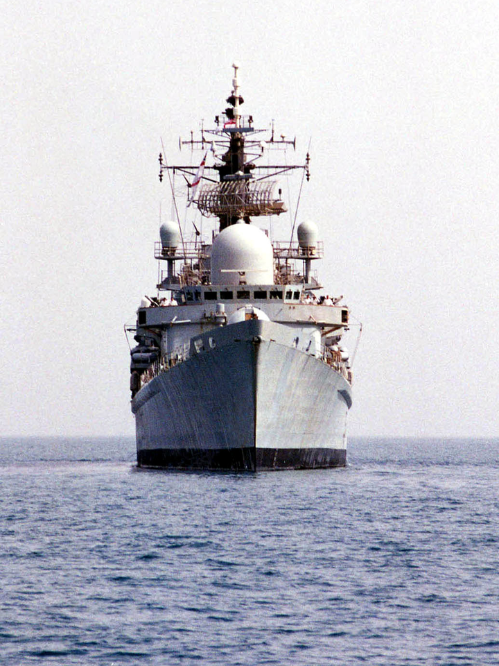 HMS Edinburgh (D97) Photo Print - OP TELIC 2003 - Royal Navy Type 42 Destroyer