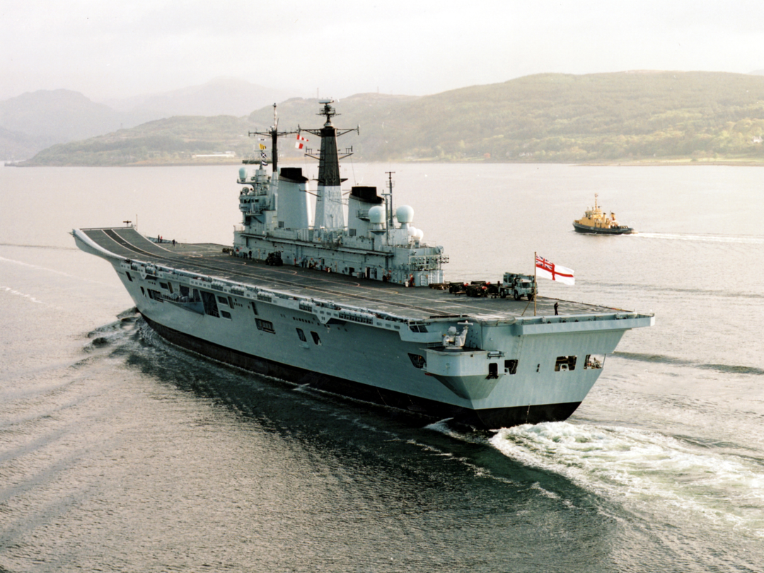 HMS Invincible (R05) Photo Print - Glen Mallen 2003 - Royal Navy Invincible Class Aircraft Carrier