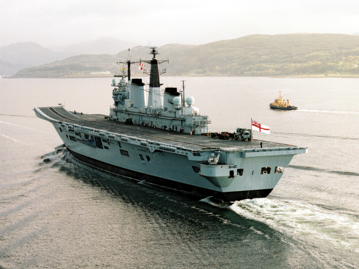 HMS Invincible (R05) Photo Print - Glen Mallen 2003 - Royal Navy Invincible Class Aircraft Carrier