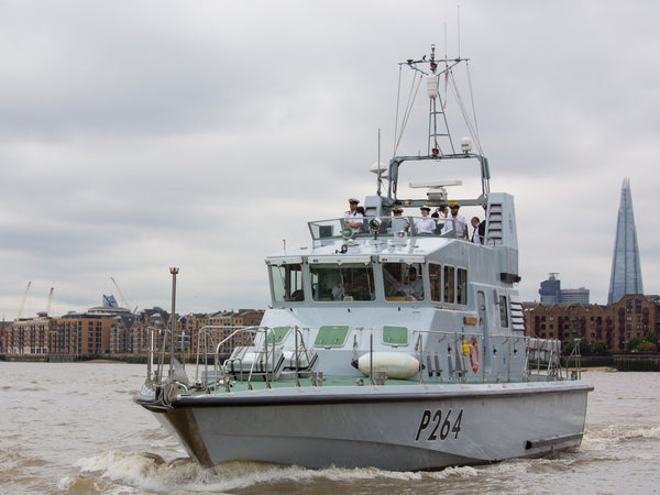 HMS Archer P264 Archer Class P2000 Patrol Vessel September 2016 On the Thames