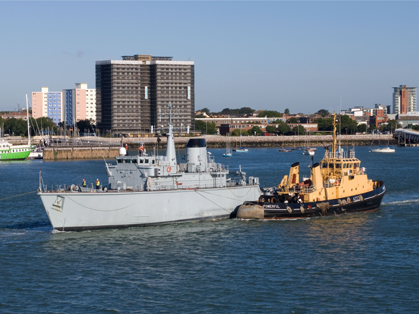 HMS Brecon M29 Hunt Class Mine Warfare Vessel August 2007