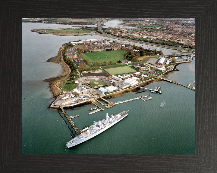 HMS Bristol D23 HMS Excellent (Whale Island) Aerial Photo Print - Posters, Prints, & Visual Artwork - by Hampshire Prints (image 3 of 9)