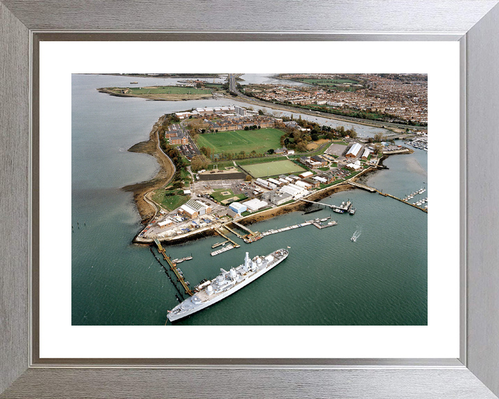 HMS Bristol D23 HMS Excellent (Whale Island) Aerial Photo Print - Posters, Prints, & Visual Artwork - by Hampshire Prints (image 6 of 9)