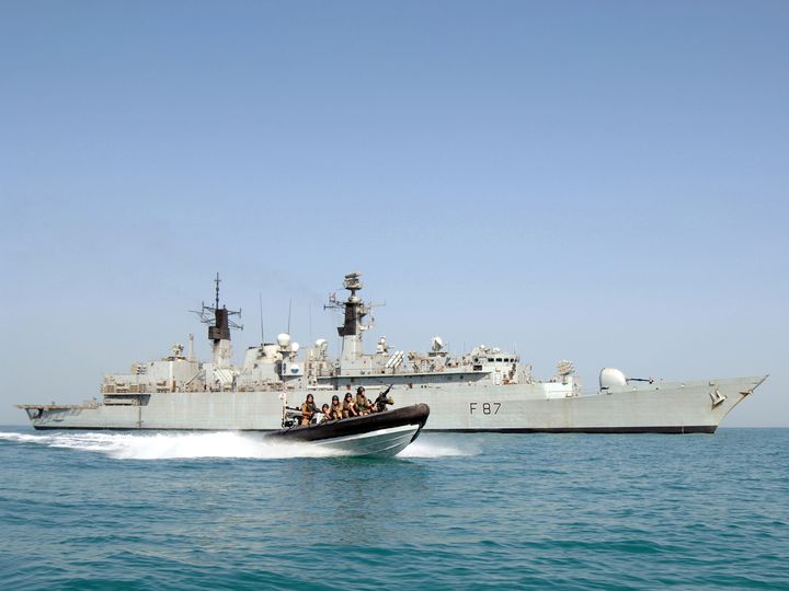 HMS Chatham (F87) Photo Print - Al Basrah Iraqi 2008 - Royal Navy Type 22 Frigate Posters, Prints, & Visual Artwork Hampshire Prints 6 x 4 No Frame No