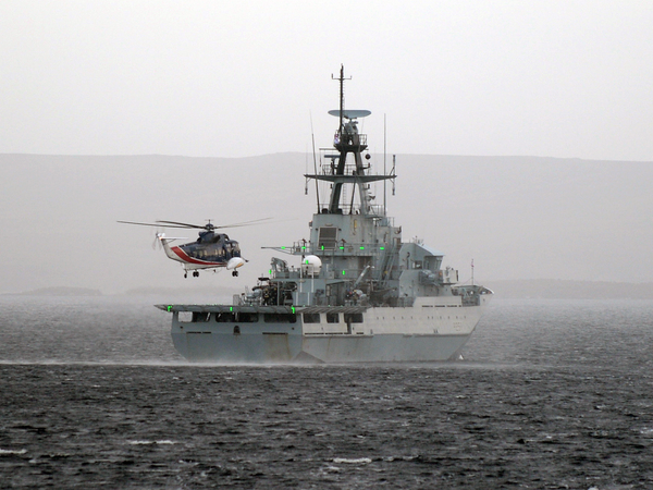 HMS Clyde P257 River Class Patrol Vessel December 2014