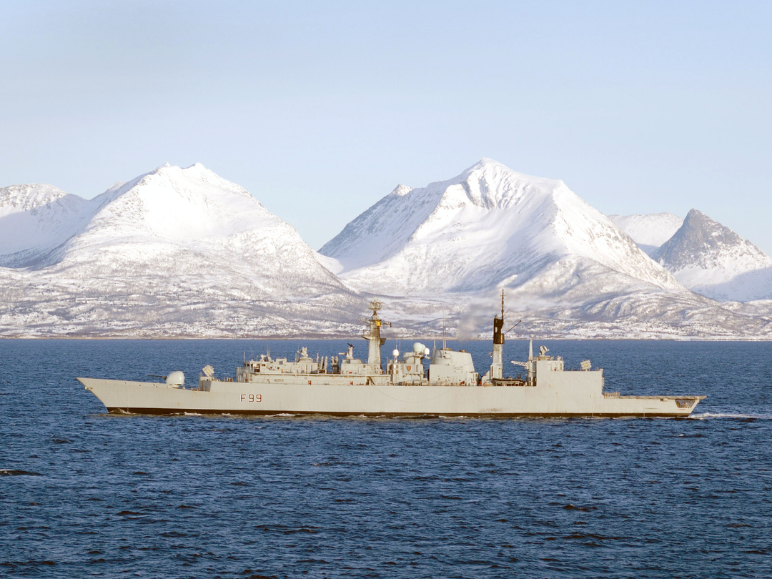 HMS Cornwall (F99) Photo Print - Exercise Armatura Borealis 08 - Royal Navy type 22 Frigate Posters, Prints, & Visual Artwork Hampshire Prints 6 x 4 No Frame No