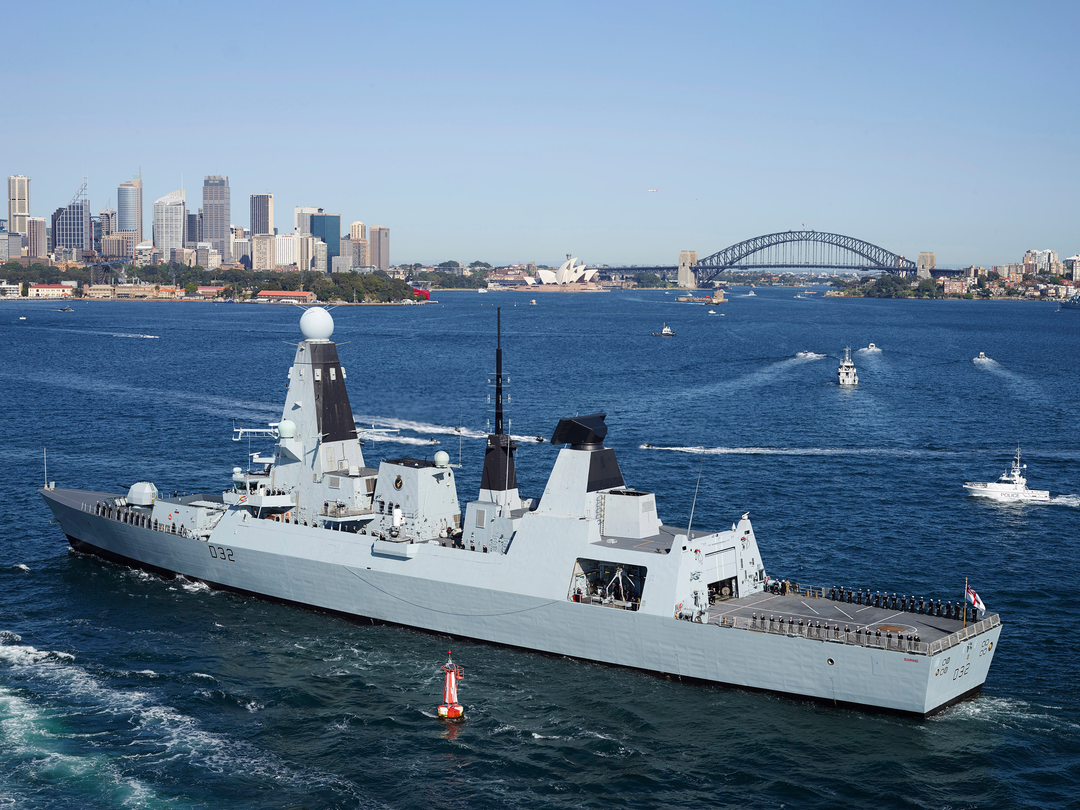 HMS Daring (D32) Royal Navy Type 45 Destroyer Sydney Harbour 2013 Photo Print Wall Art Decor Posters, Prints, & Visual Artwork Hampshire Prints 6 x 4 No Frame No