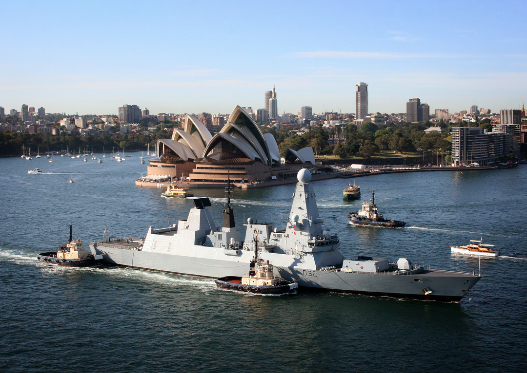 HMS Daring (D32) Photo Print - Sydney Opera House 2013 - Royal Navy Type 45 Destroyer Posters, Prints, & Visual Artwork Hampshire Prints 6 x 4 No Frame No